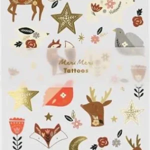 Tatouages temporaires animaux des bois