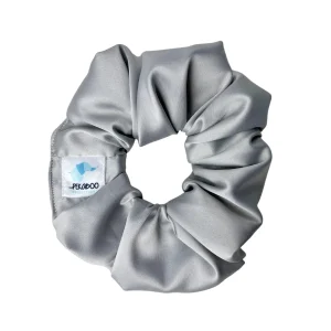 Chouchou élastique pour cheveux - Satin gris