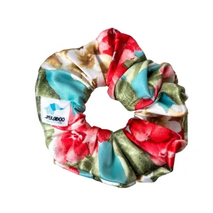 Chouchou élastique pour cheveux - Satin bord de mer