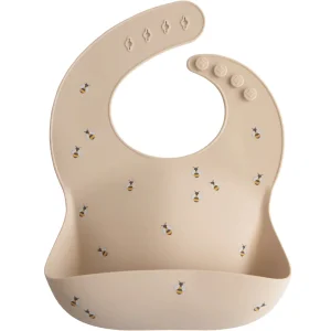 Bavoir bébé en silicone - Abeilles