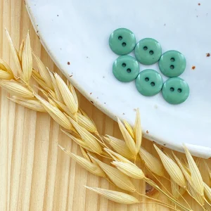 Bouton classique brillant | Vert