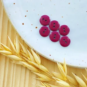 Bouton classique brillant | Violet