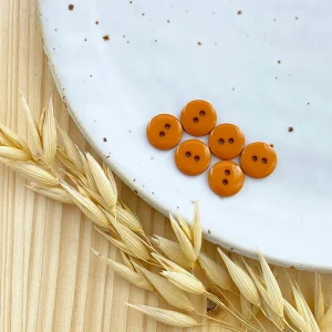 Bouton classique brillant | Rouille