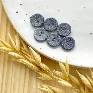 Bouton pailleté | River shell Marine