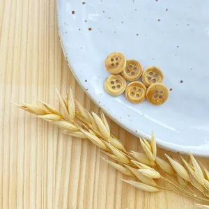 Boutons en bois | Classique bord à relief