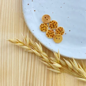 Boutons en bois | Étoile