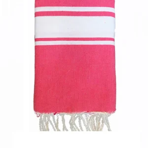 Fouta plate enfant personnalisable - Fuchsia