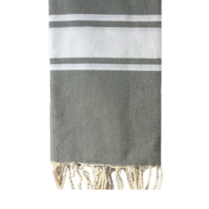 Fouta plate enfant personnalisable - Gris moyen