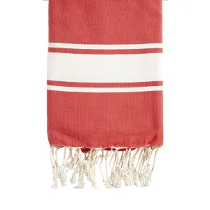 Fouta plate enfant personnalisable - Rouge