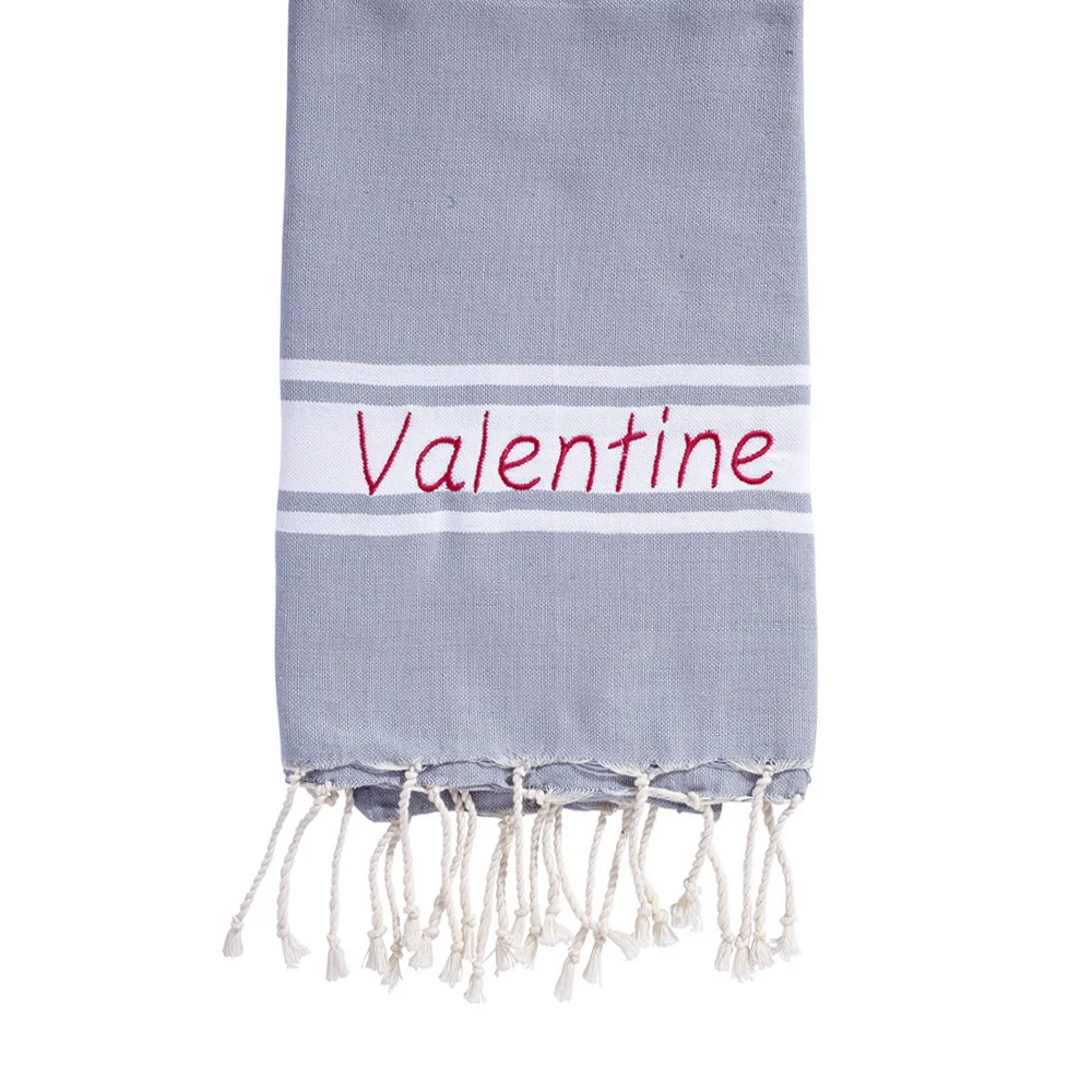 Fouta plate enfant personnalisable - Rouge – Image 3