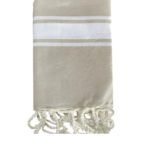Fouta plate enfant personnalisable - Beige