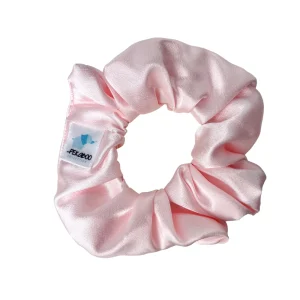 Chouchou élastique pour cheveux - Satin rose pâle