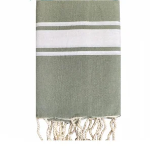 Fouta plate enfant personnalisable - Kaki