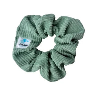 Chouchou élastique pour cheveux - Corduroy côtelé sauge