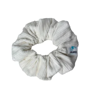 Chouchou élastique pour cheveux - Corduroy blanc