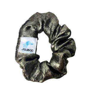Chouchou élastique pour cheveux - Festif gold gris