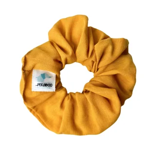 Chouchou élastique pour cheveux - Coton moutarde