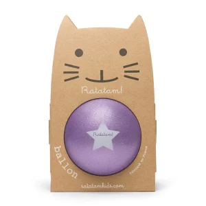 Ballon pailleté violet 15cm