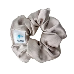 Chouchou élastique pour cheveux - Satin vieux rose