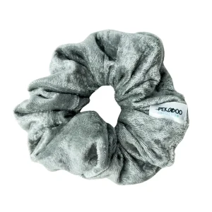 Chouchou élastique pour cheveux - Velours gris