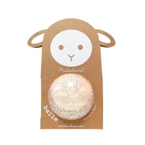 Balle de manipulation bulle rose 10 cm - Mouton