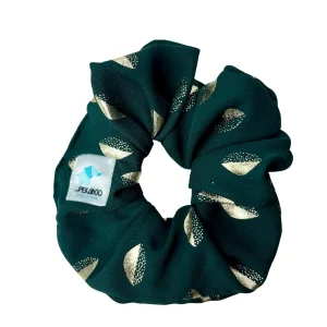 Chouchou élastique pour cheveux - Festif vert