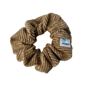Chouchou élastique pour cheveux - Corduroy côtelé beige