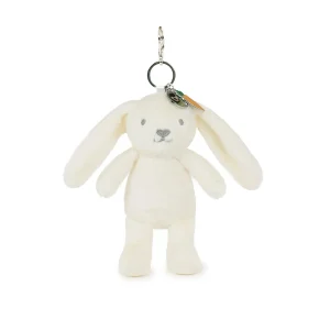 Porte-clés / Bijou de sac en peluche – lapin crème