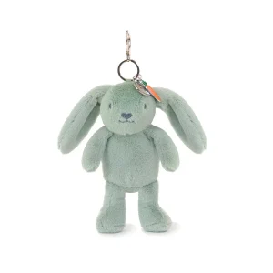 Porte-clés / Bijou de sac en peluche – lapin sauge