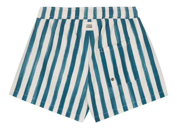 Short de Bain Chico Rayures - bleu grec – Image 3