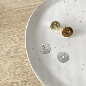 Bouton pression aimanté 15mm | Or