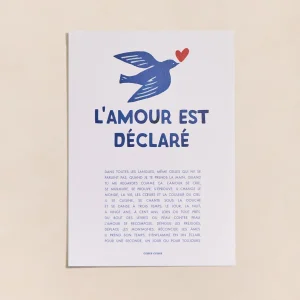 Affiche - L'amour est déclaré