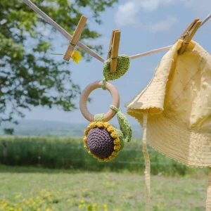 Teether Été en crochet 100% coton bio