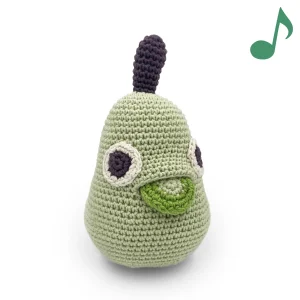 Boite à Musique Poire en crochet 100% coton bio