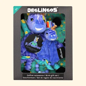 COFFRET CADEAU DOUDOU ET ANNEAU DE DENTITION KIPROKOS LA LICORNE