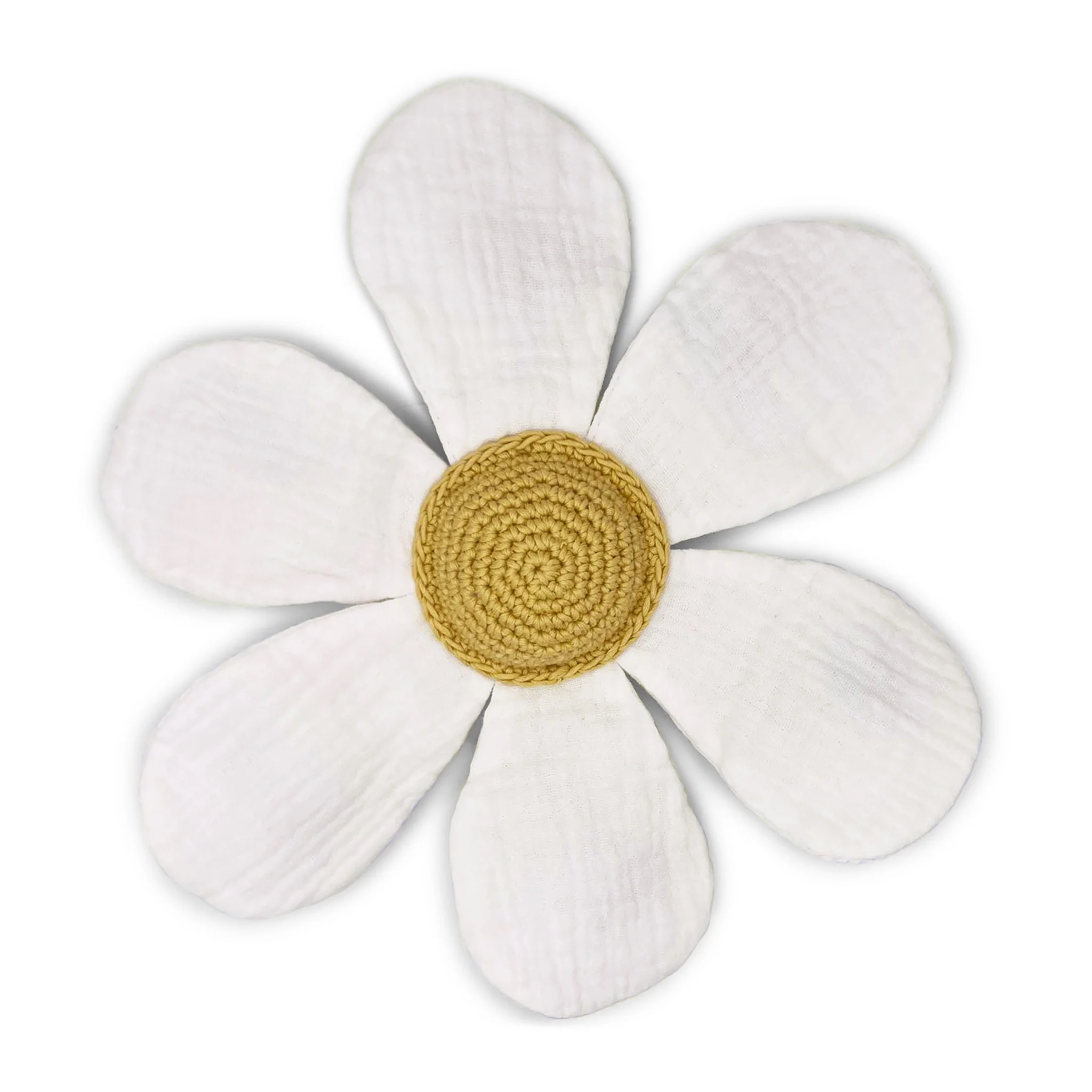 Coffret Pollinisation 🐝 hochet, pulling toy et doudou en crochet 100% coton bio – Image 5