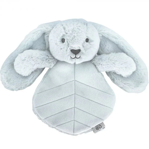Doudou peluche lapin - Bleu ciel