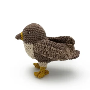 Hochet Oiseau en crochet 100% coton bio
