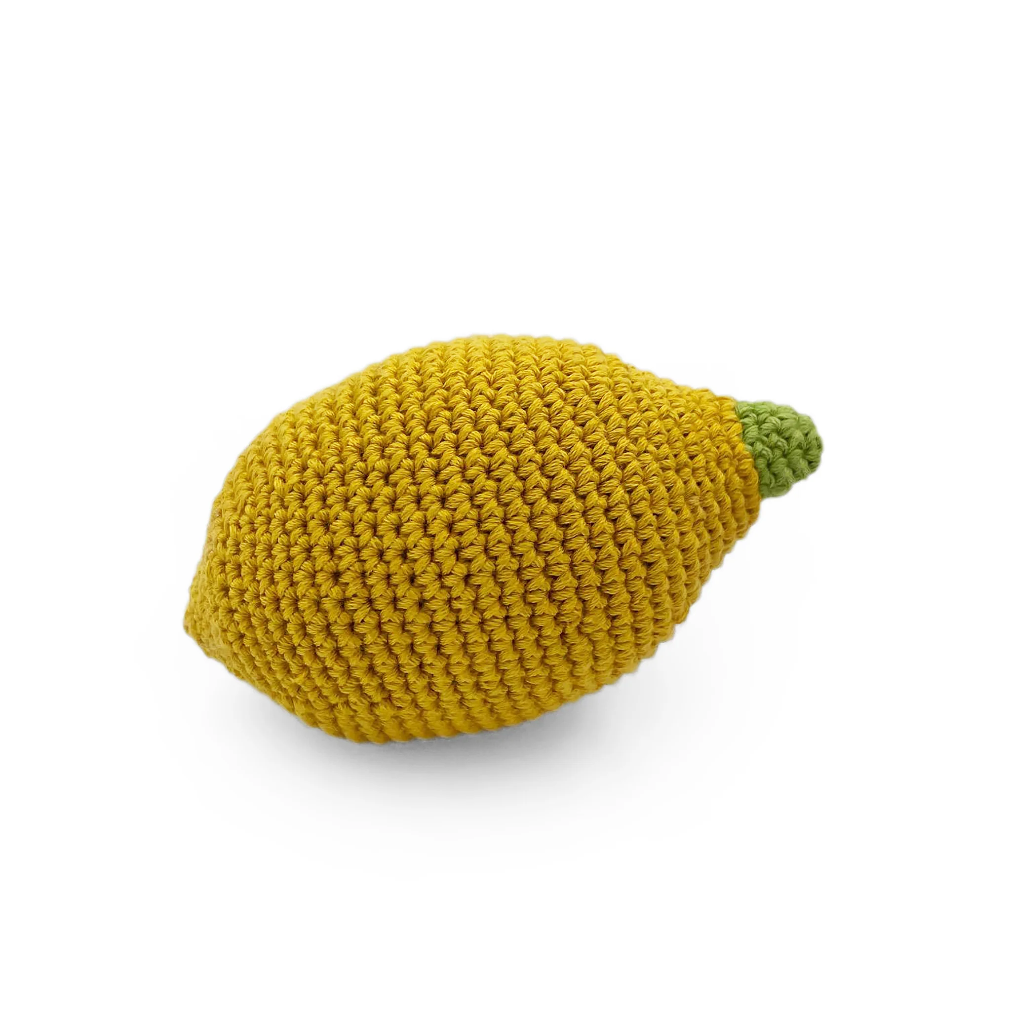 Hochet Citron en crochet 100% coton bio – Image 2