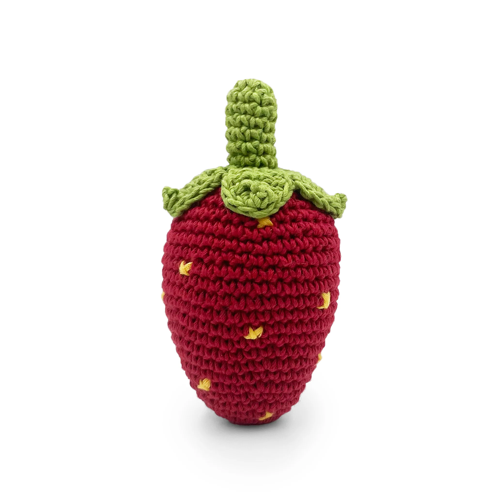 Coffret Pollinisation 🐝 hochet, pulling toy et doudou en crochet 100% coton bio – Image 4