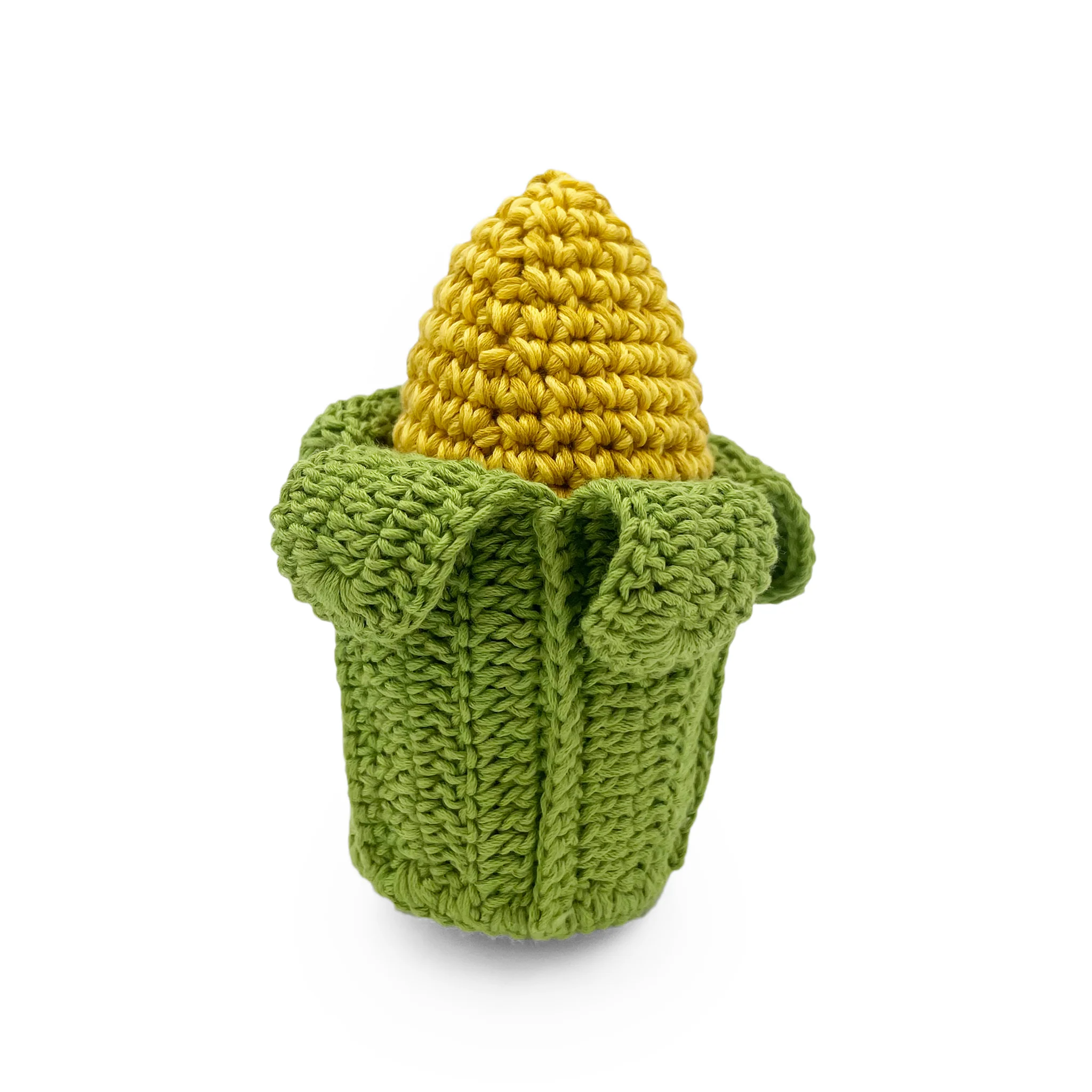 Coffret Poupoule 🌽👀🐓 hochets en crochet 100% coton bio – Image 5