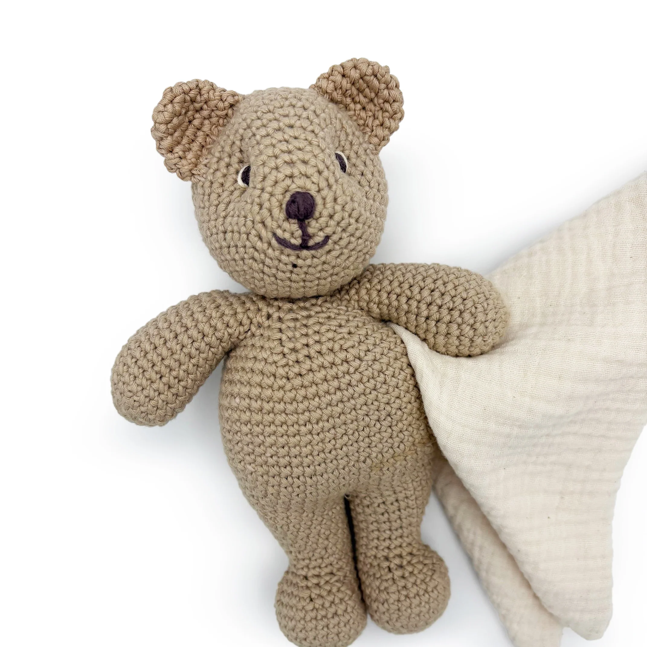 Doudou Peluche Ourson en crochet 100% coton bio – Image 4