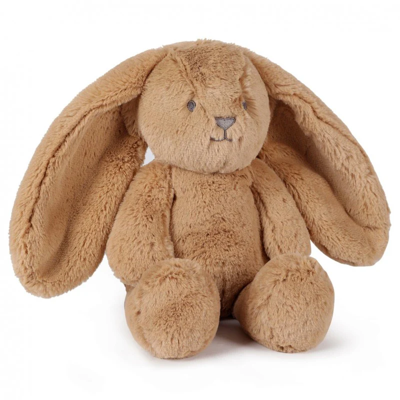 Peluche ultra douce lapin 40 cm - Caramel