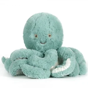 Peluche ultra douce poulpe 38 cm – Bleu céladon