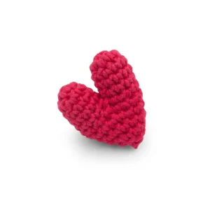 Pins Coeur en crochet 100% coton bio