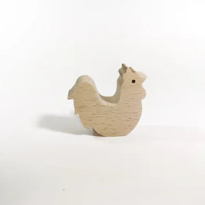 Animaux de la ferme en bois - La poule