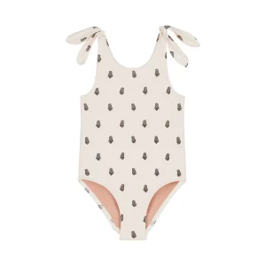 MAILLOT DE BAIN 1 PIECE ROBERTA - ECRU LAVANDE